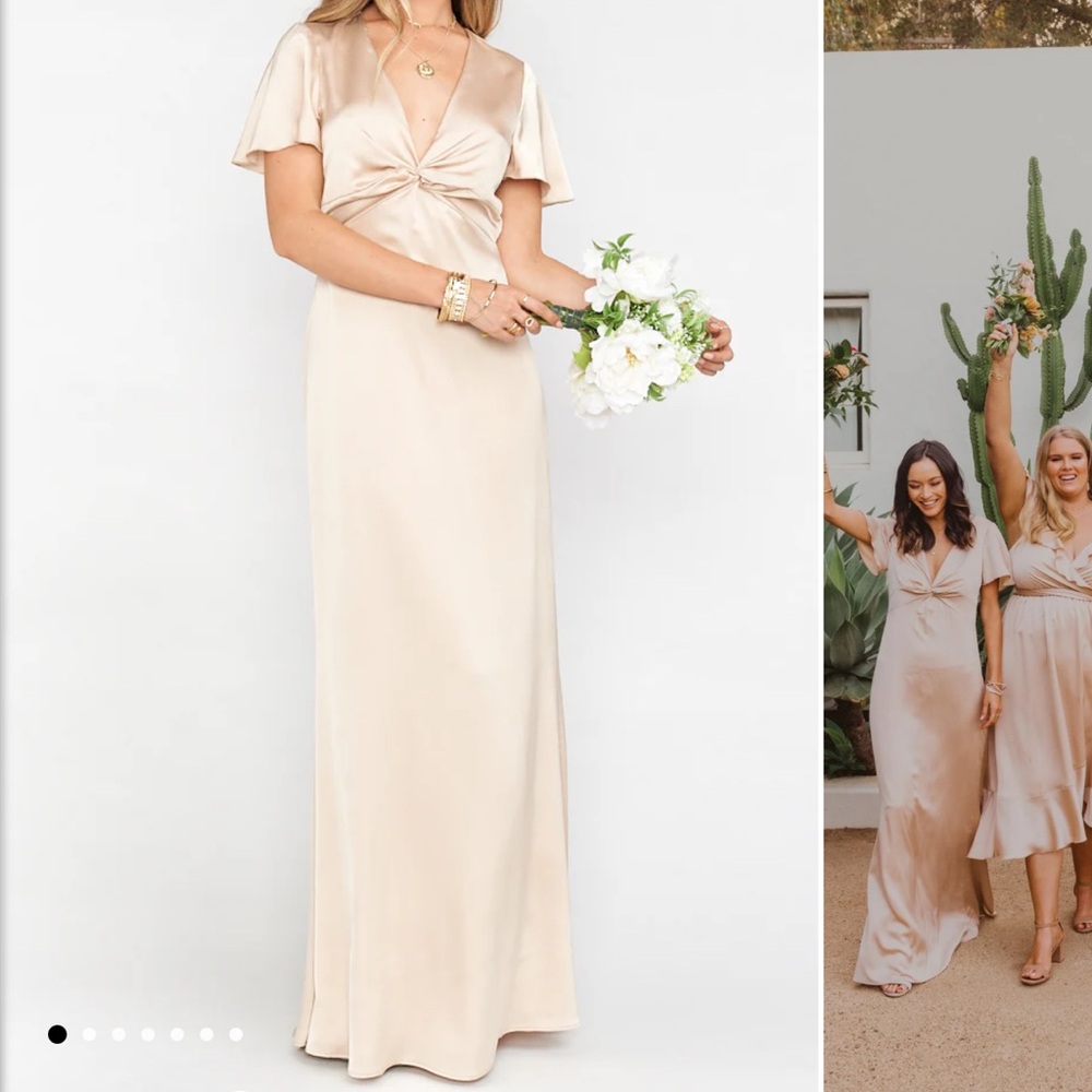 Show Me Your MuMu Rome Twist Gown worn once & dry cleaned